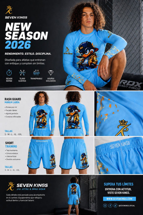 Conjunto grappling DRK Duck 7Kings — set grappling BJJ