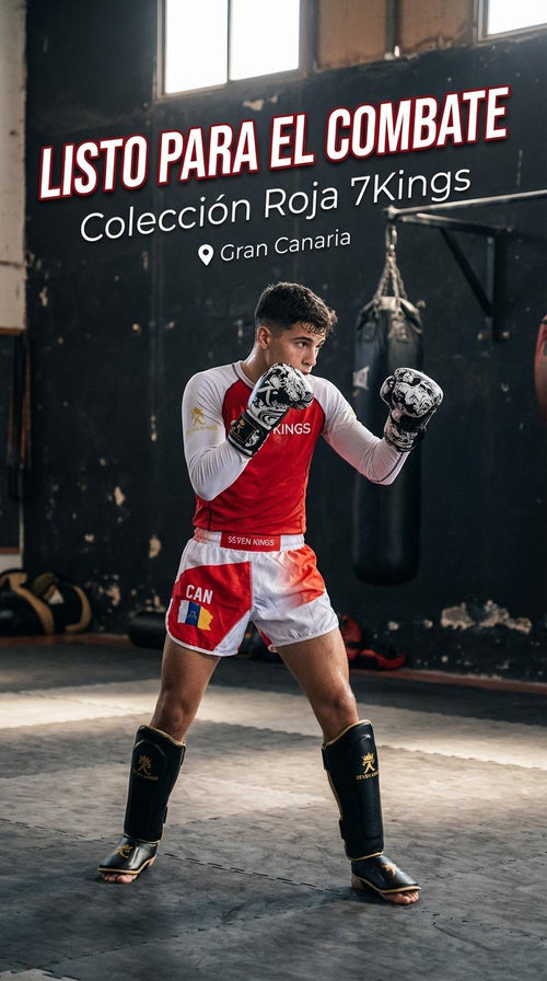 Conjunto grappling colección roja 7Kings — set deportes combate